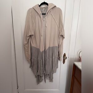 Free People Moon Dust Cardi Zippered Hoodie